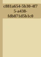 c881a6545b304f75a438fdb871d5b1c0
